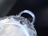 Large Silver Plate Serving Tray Reed And Barton El Greco Trays