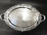 Large Silver Plate Serving Tray Reed And Barton El Greco Trays