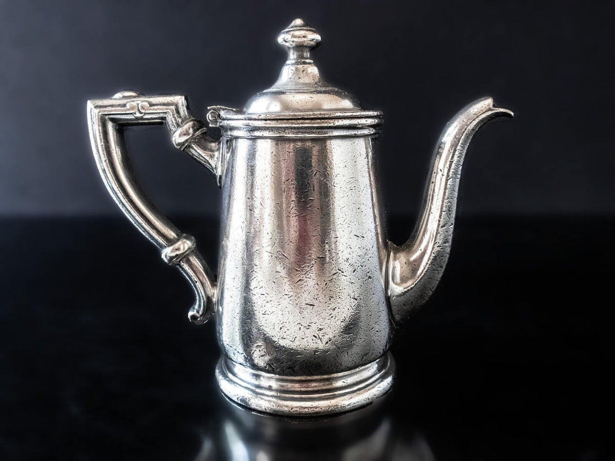 Vintage Silver Soldered Teapot Cleveland Chamber Of Commerce 1926 