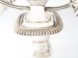 Antique Large Old Sheffield Plate Candelabra Candle Holder Convertible Candles And Candelabra