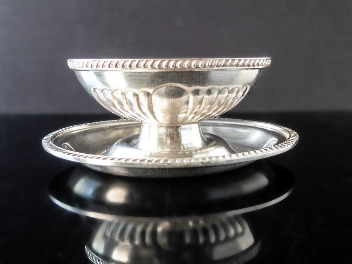 Reed Barton Silver Soldered Gravy Bowl Plate US Navy Or Hotel Type