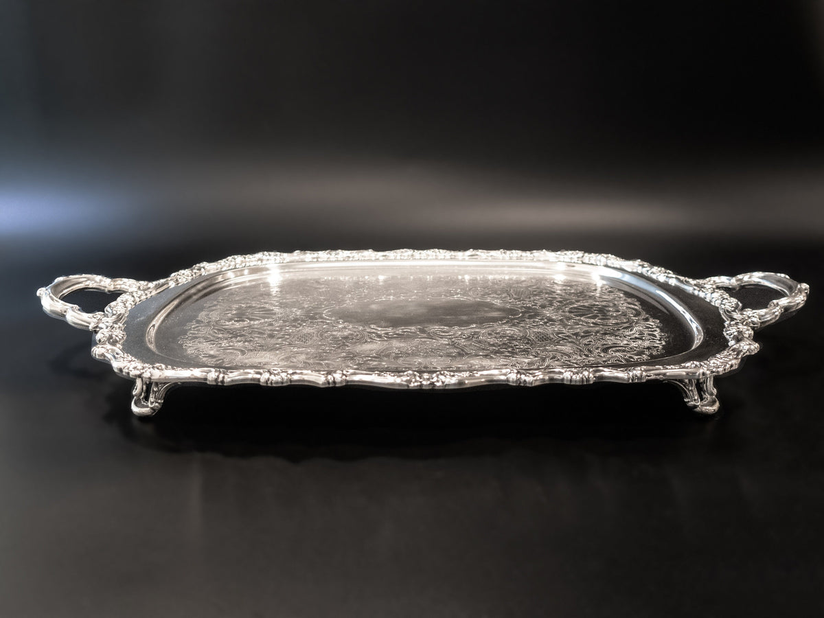 Vintage Silverplate Serving Tray Countess By Webster Wilcox