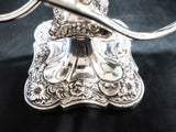 Antique Silver Plate Candelabra Candle Holders Set Of 3 Candelabras