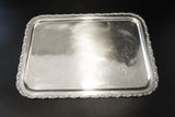 Antique Silver Plate Serving Tray Aesthetic Design George Eakins Trays