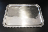 Antique Silver Plate Serving Tray Aesthetic Design George Eakins Trays