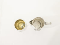 Vintage Oak Brook Polo Club Silverplate Creamer And Aperitif/ Shot Glass serving pitcher