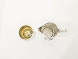 Vintage Oak Brook Polo Club Silverplate Creamer And Aperitif/ Shot Glass serving pitcher