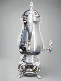 Vintage Silver Plate Coffee Urn Samovar With Burner 25 Cup Capacity Tea and Coffee Sets