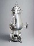 Vintage Silver Plate Samovar Coffee Urn With Burner Tea Warmer Hot Water Dispenser Tea Sets