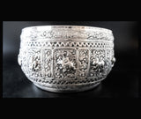Thai Silver Offering Bowl zodiac