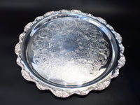 Silver Plate Punch Bowl Set Tray 12 Cups Ladle Grand Duchess Towle Punch Bowl Sets