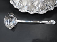 Silver Plate Punch Bowl Set Tray 12 Cups Ladle Grand Duchess Towle Punch Bowl Sets