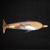 Vintage Brass Dolphin Fish Sculpture Statue 10"