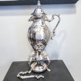 For Repair Vintage Silver Plate Coffee Urn Samovar Sheridan Silver Co