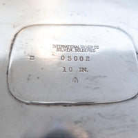 Antique Hotel Silver Soldered Covered Serving Dish Gorham IS DW Haber