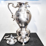 For Repair Vintage Silver Plate Coffee Urn Samovar Sheridan Silver Co
