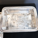 Antique Hotel Silver Soldered Covered Serving Dish Gorham IS DW Haber