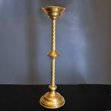 Vintage Tall Brass Candle Holder