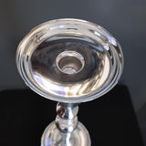 Vintage Tall Silver Plate Candle Holder 16 1/2" Tall