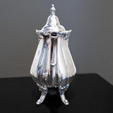 Vintage Silver Plate Coffee Pot Tea Pot Baroque By Wallace