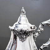 Vintage Silver Plate Coffee Pot Tea Pot Baroque By Wallace