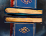 Vintage Antique Style Book Stack Book Ends With Hidden Storage
