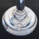 Vintage Tall Silver Plate Candle Holder 16 1/2" Tall