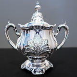 Christopher Wren Silver Plate Sugar Bowl Wallace