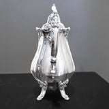 Vintage Silver Plate Coffee Pot Tea Pot Baroque By Wallace