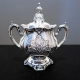 Christopher Wren Silver Plate Sugar Bowl Wallace