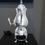 Vintage Electric Silver Plate Coffee Urn Percolator Tea Hot Water Dispenser