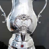 Vintage Electric Silver Plate Coffee Urn Percolator Tea Hot Water Dispenser