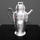 Vintage Silver Plate Cocktail Shaker Martini Decanter Art Deco 1920s