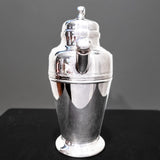 Vintage Silver Plate Cocktail Shaker Martini Decanter Art Deco 1920s