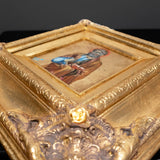 Gilded Framed Oil Painting Saint Peter Antique Style