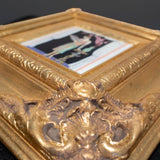 Oil Painting Woman In Art Deco Dress In Gilded Frame