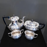 Edwardian Silverplate Tea Set Coffee Service Sheffield England