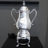 Vintage Electric Silver Plate Coffee Urn Percolator Tea Hot Water Dispenser