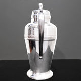 Vintage Silver Plate Cocktail Shaker Martini Decanter Art Deco 1920s