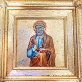 Gilded Framed Oil Painting Saint Peter Antique Style