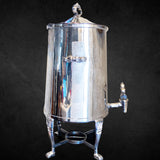Large Silverplate Coffee Urn 112 Cups Hot Water Dispenser Tea Urn