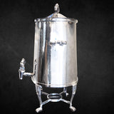 Large Silverplate Coffee Urn 112 Cups Hot Water Dispenser Tea Urn