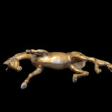 Large Brass Horse Statue 18" Figure Piece Repair Restore
