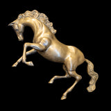 Large Brass Horse Statue 18" Figure Piece Repair Restore