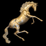 Large Brass Horse Statue 18" Figure Piece Repair Restore