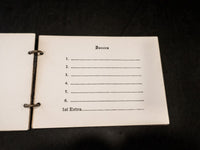 Vintage Brass Dance Card Delta Upsilon 1938