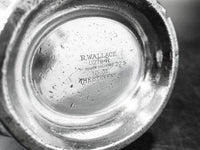 The Stevens Hotel Chicago Silver Soldered Pitcher Wallace Vintage
