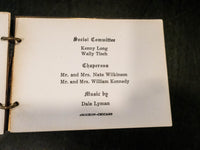 Vintage Brass Dance Card Delta Upsilon 1938