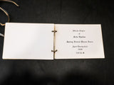 Vintage Brass Dance Card Delta Upsilon 1938
