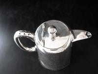 Antique Blackpool England Silver Soldered Teapot Pitcher Gomersall Jeweller